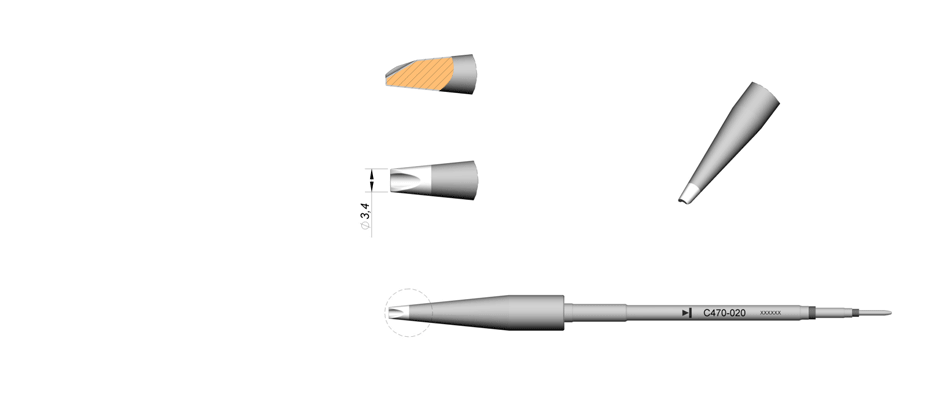 C470020 - Cartridge for T470 Comfort handpiece